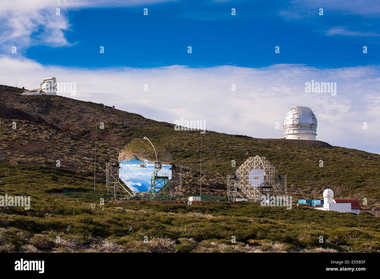 ESP, Spanien, die Kanaren Insel La Palma, European Northern Observatory auf dem Roque de Los Muchachos Stockfoto