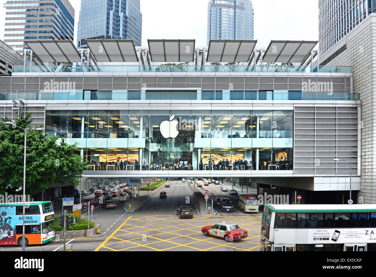 IFC Mall Apple Store Hong Kong (International Finance Centre 8 Finance Street Central) China Stockfoto