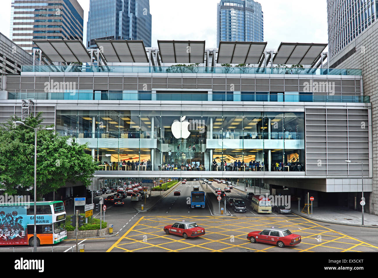 IFC Mall Apple Store Hong Kong (International Finance Centre 8 Finance Street Central) China Stockfoto