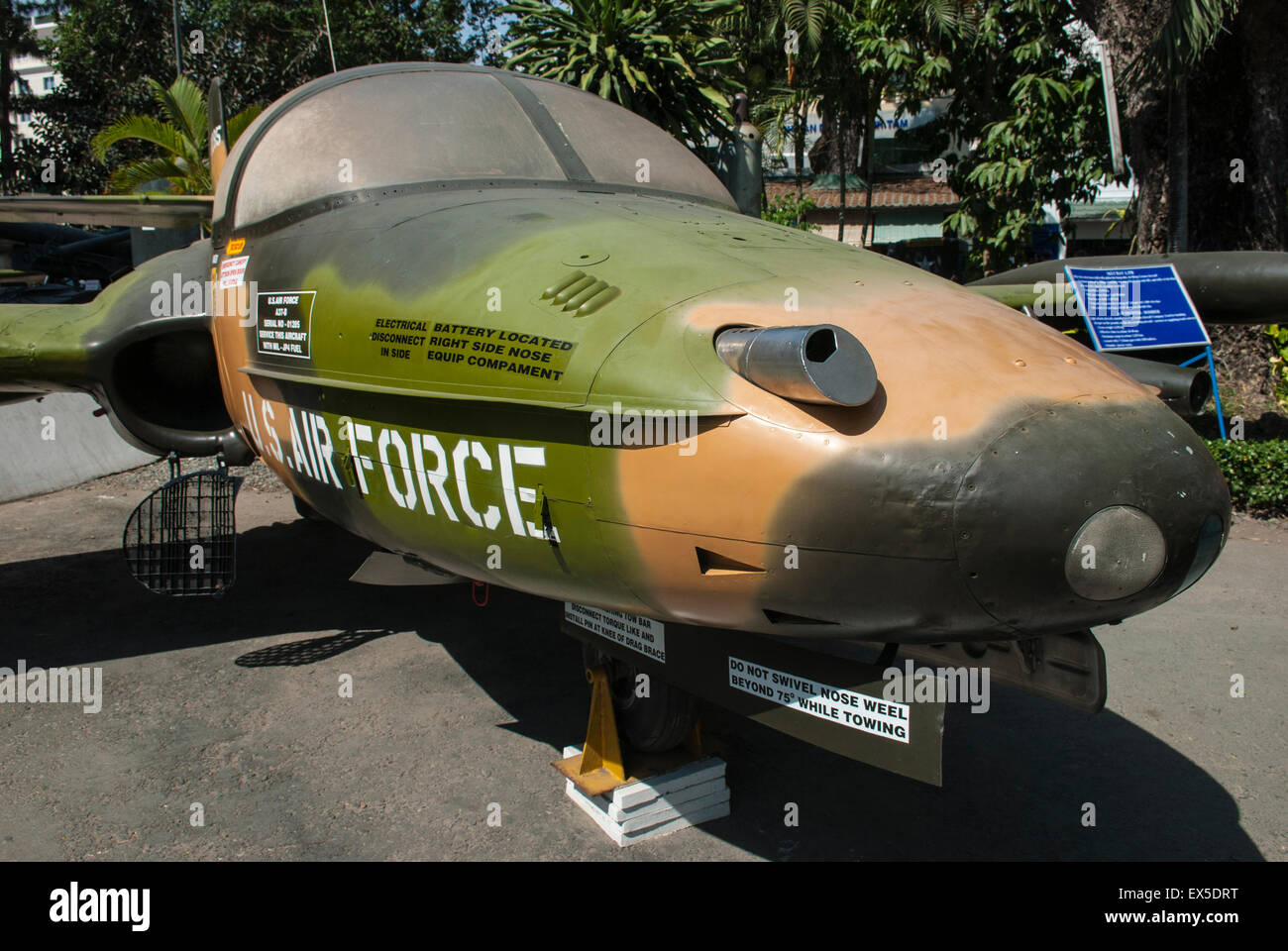 Das Kriegsmuseum in Ho-Chi-Minh-Stadt, Vietnam Stockfoto