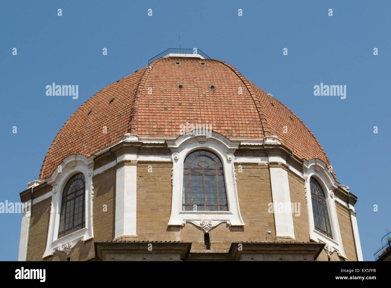 Die Kirche San Lorenzo (Cappella dei Principi), Florenz, Italien Stockfoto