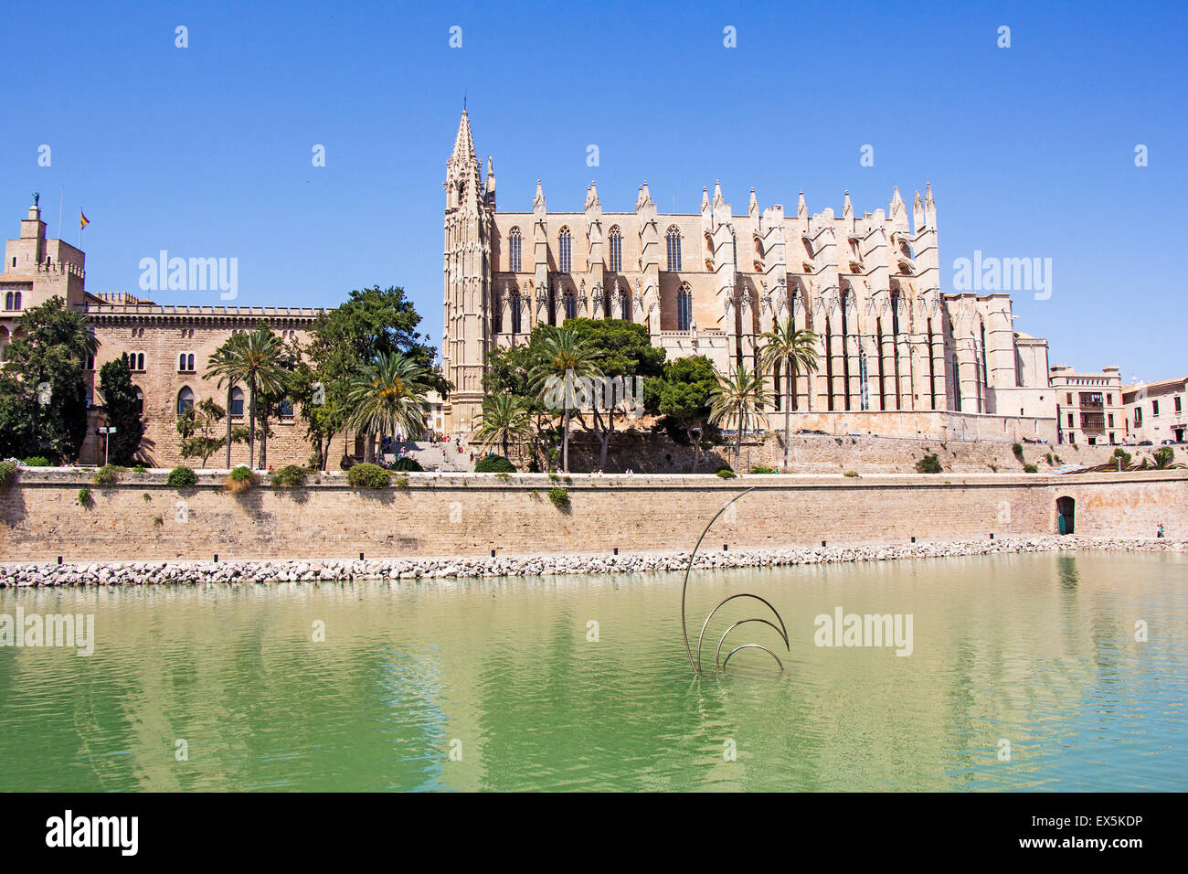 Kathedrale von Palma De Mallorca, Balearen-Spanien Stockfoto