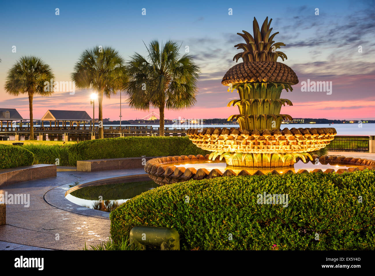 Charleston, South Carolina, USA Waterfront Park. Stockfoto