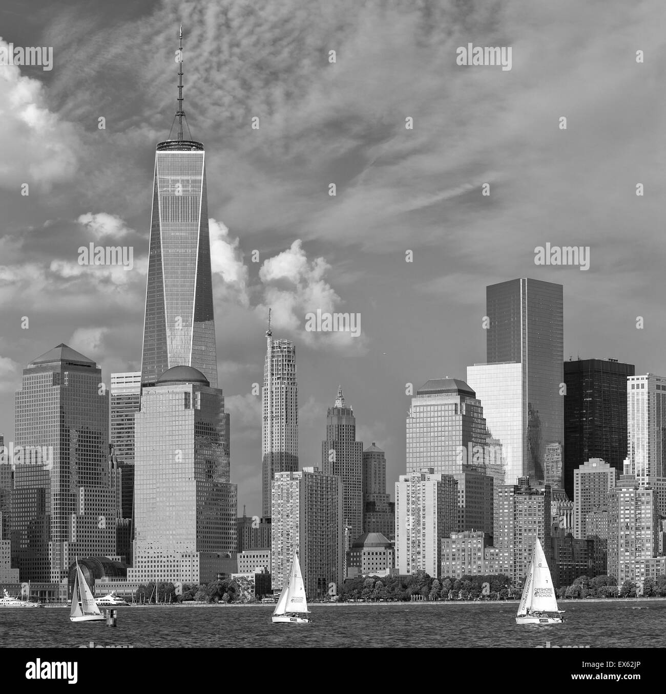 Skyline von New York City Stockfoto