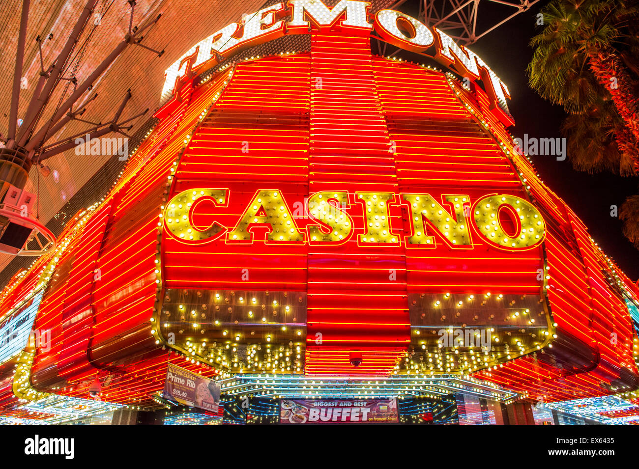 Die Fremont Street Experience in Las Vegas, Stockfoto