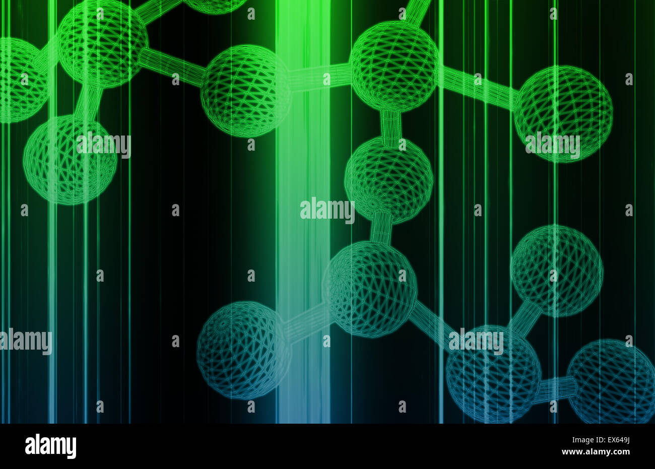 Eine saubere Medizintechnik Kunst abstrakt Stockfoto