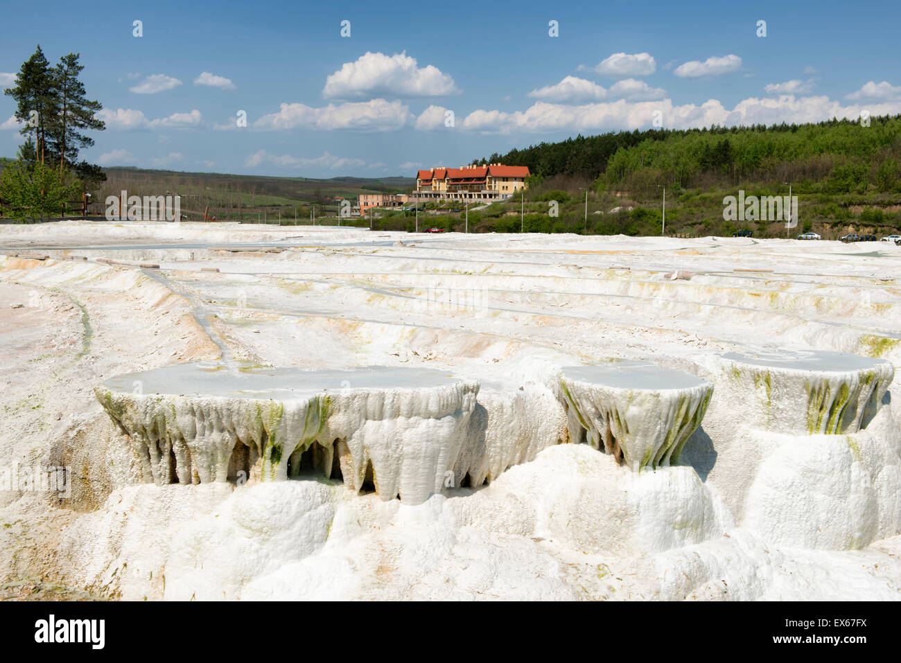 Salz-Hügel, Baugrundstücke, Ungarn Stockfoto