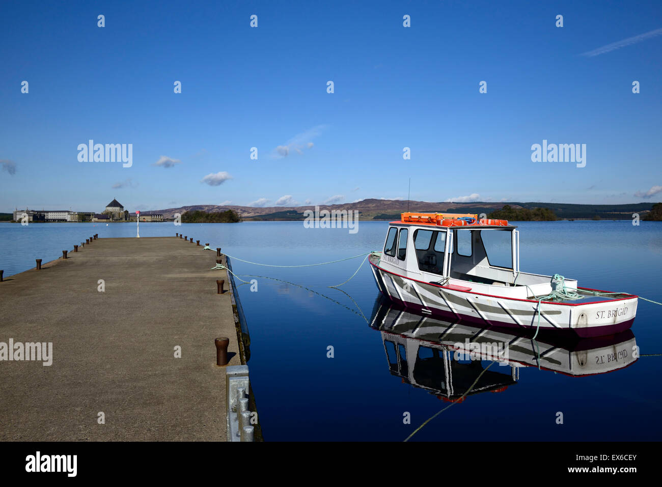 Lough Derg Wallfahrt religiöse Insel katholischen Website Donegal ferry Büßer RM Irland Stockfoto