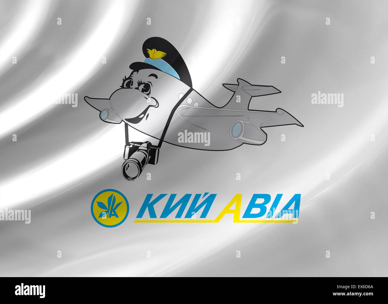 KLY Avia Air Airlines Logo Symbol Flagge Symbol Zeichen emblem Stockfoto