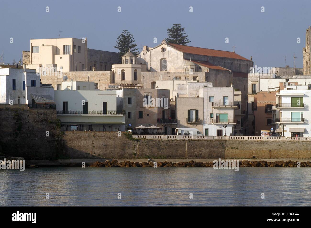 Italien, Region Apulien, Otranto, die Wände der alten Stadt Stockfoto