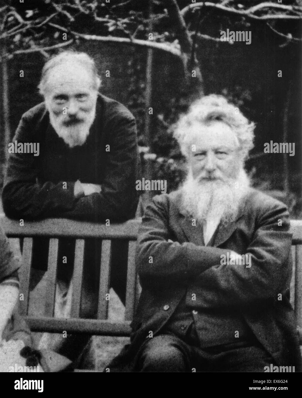 Britische Künstler, Edward Burne-Jones und William Morris, 1890 Stockfoto