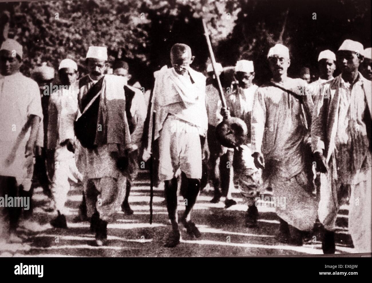 Mohandas Karamchand Gandhi (1869 – 30. Januar 1948) herausragenden Führer der indischen Unabhängigkeitsbewegung im britisch beherrschten Indien Stockfoto