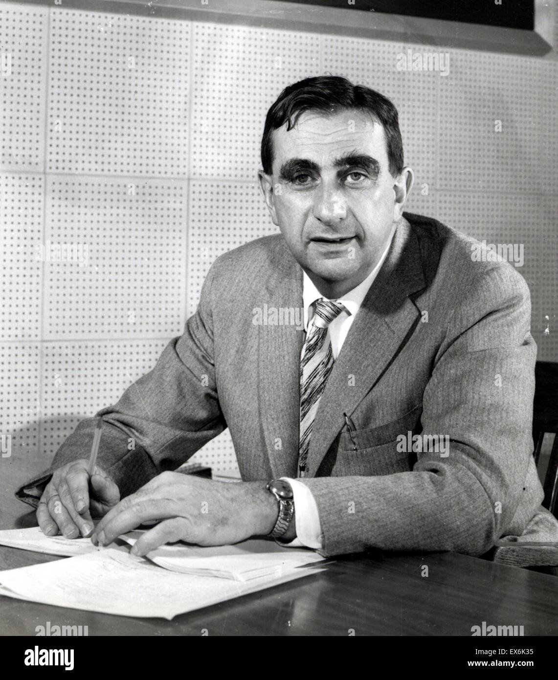 Edward Teller (1908 – 2003) Ungarn geborener US-amerikanischer theoretischer Physiker; umgangssprachlich als "Vater der Wasserstoffbombe" bekannt. Stockfoto