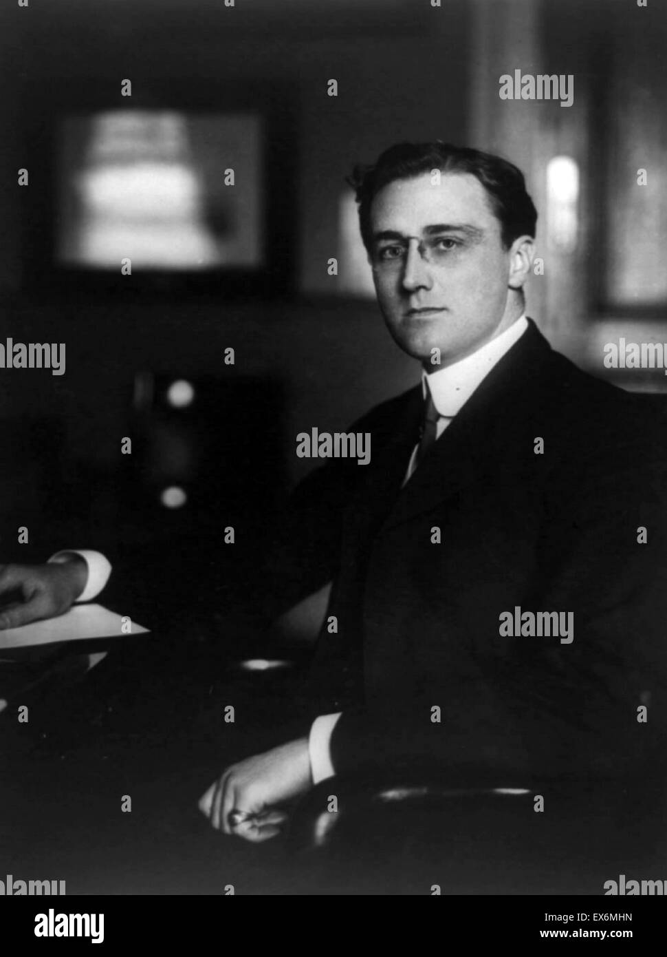 Assistant Secretary of the United States Navy Franklin Roosevelt, 1913 Stockfoto