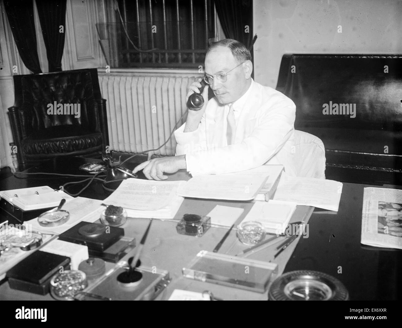 Acting Assistant Chief des US-Geheimdienstes, Frank J Wilson 1936. Stockfoto