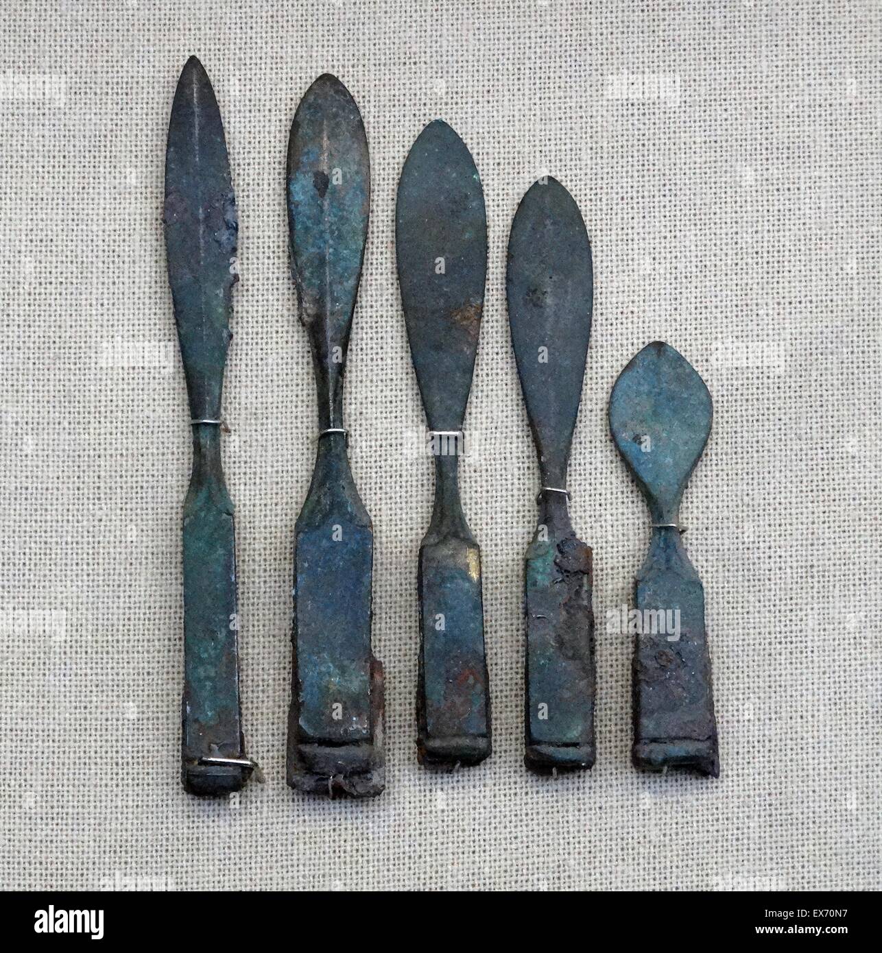 Römischen chirurgischen Instrument 1. Jahrhundert n. Chr. Stockfoto