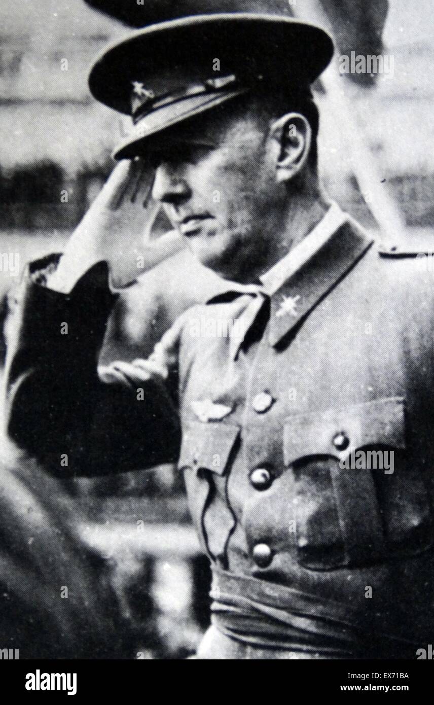 Alfredo Kindelán (1879-1962) spanischer general und Politiker. Ein enger Verbündeter von Francisco Franco vor und während des spanischen Bürgerkriegs, ihre Beziehung würde später belastet werden, wie Kindelán als einer der führenden Verfechter für eine rasche Wiederherstellung der th entstanden Stockfoto