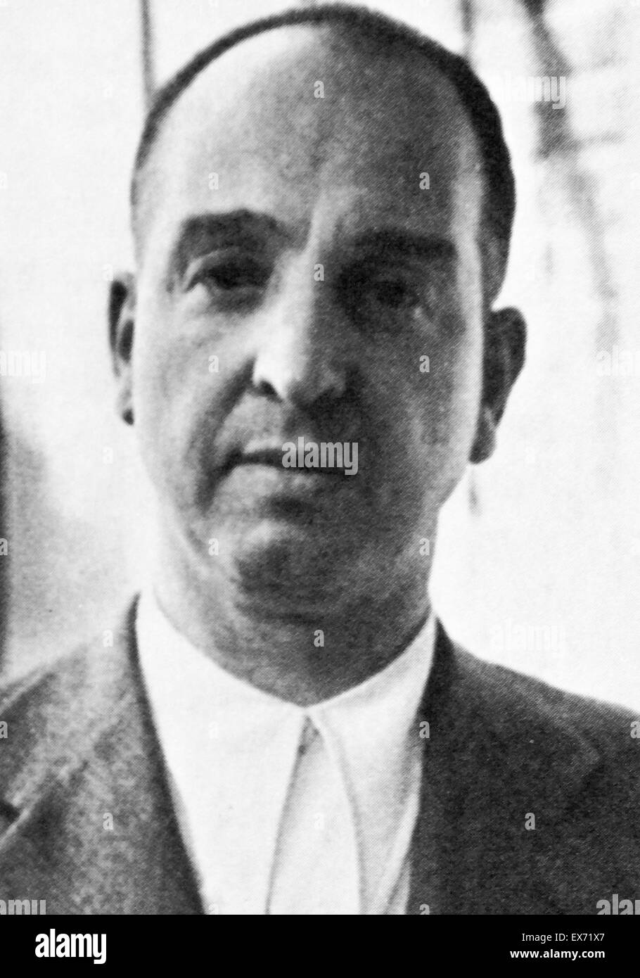 Melchor Rodríguez García (auch bekannt als El Ángel Rojo - Red Angel); (1893 – 1972), war ein spanischer Politiker und Staatsmann, eine bemerkenswerte syndikalistischen und der Leiter der Gefängnisverwaltung in Madrid während des spanischen Bürgerkriegs Stockfoto