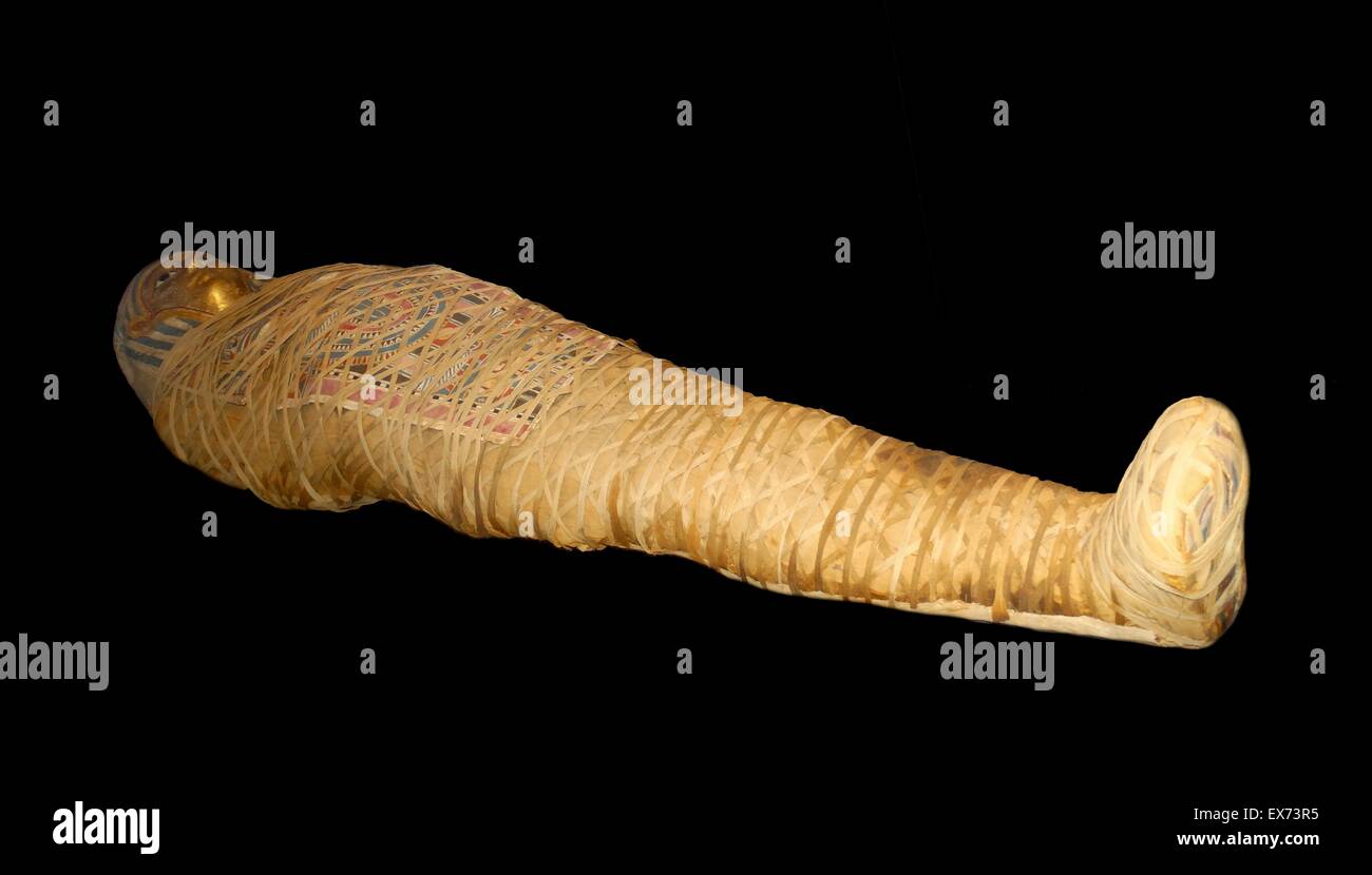 Mumie von Djehor, ptolemäischen Periode, Ägypten, 250 v. Chr. Stockfoto