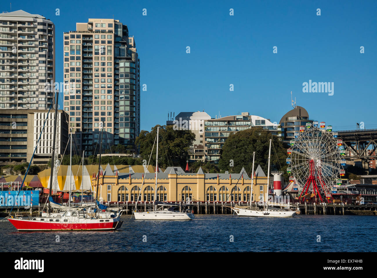 Luna Park, Milsons Point, Sydney, Australien Stockfoto