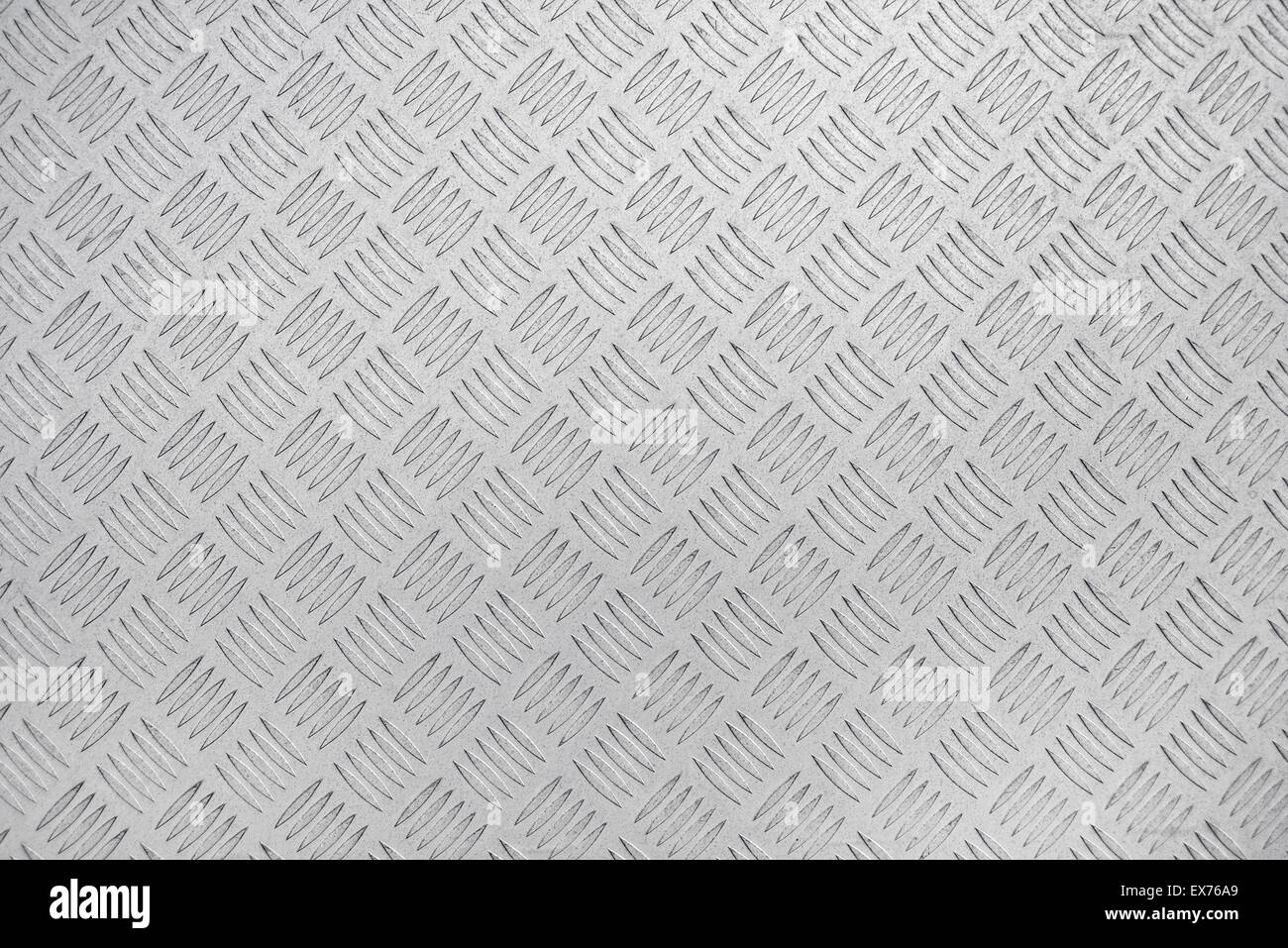 Diamant Metall Stahlblech Hintergrund für den Anti-Rutsch Fußboden im Bauwesen Stockfoto