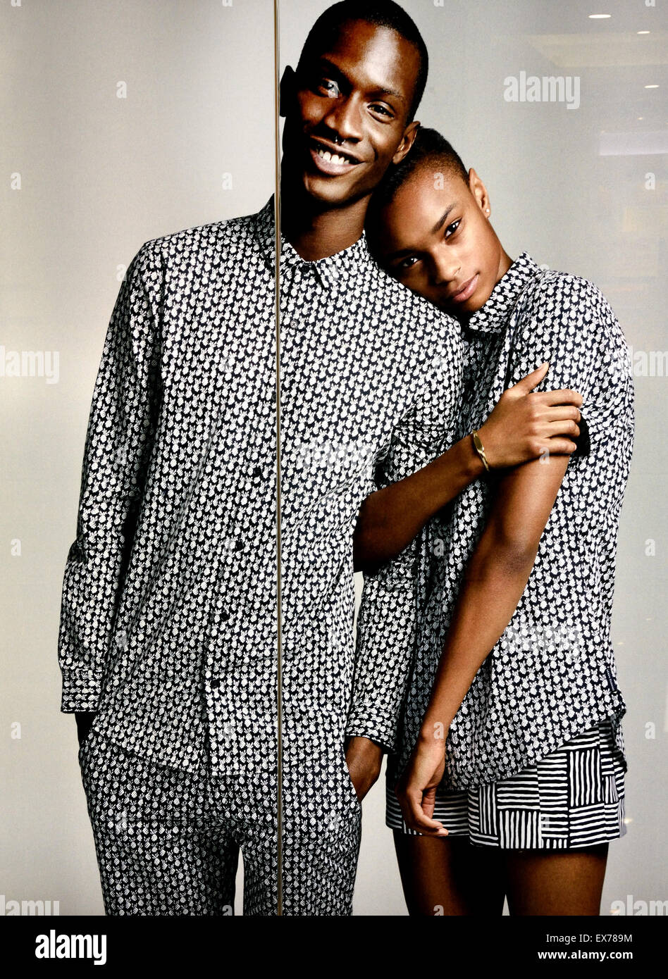 Armani Exchange Mode gehen Paterson St, Wan Chai, Causeway Bay Hong Kong Insel China chinesische Stockfoto