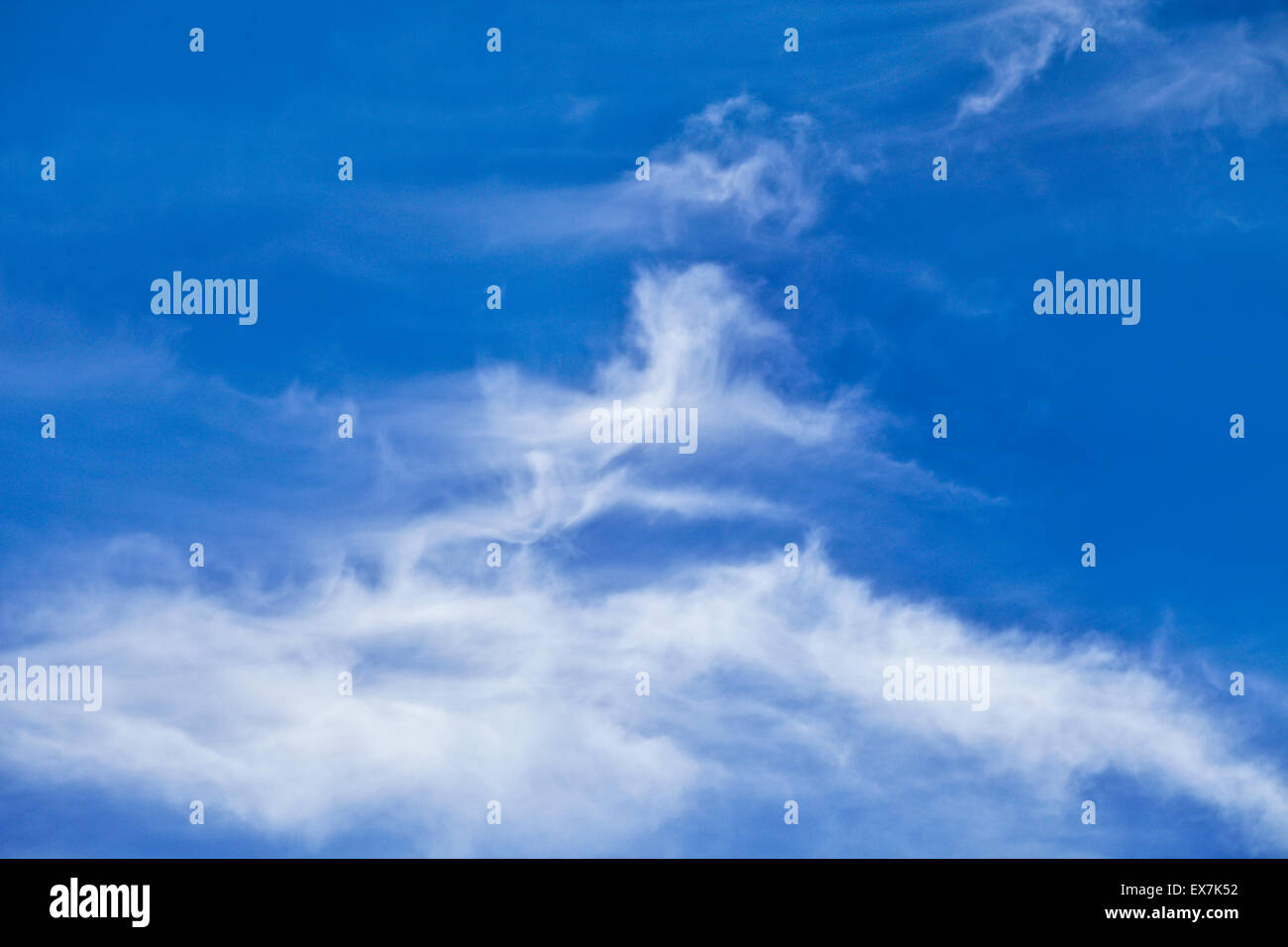 Wolke am blauen Himmel, Natur Hintergrund Stockfoto