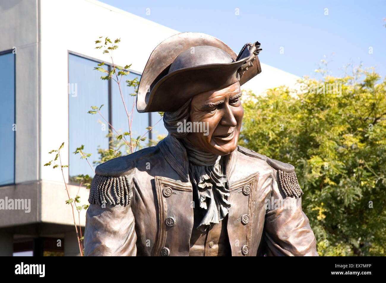 Vancouver-Statue, Esther kurze Park, Vancouver, Washington Stockfoto