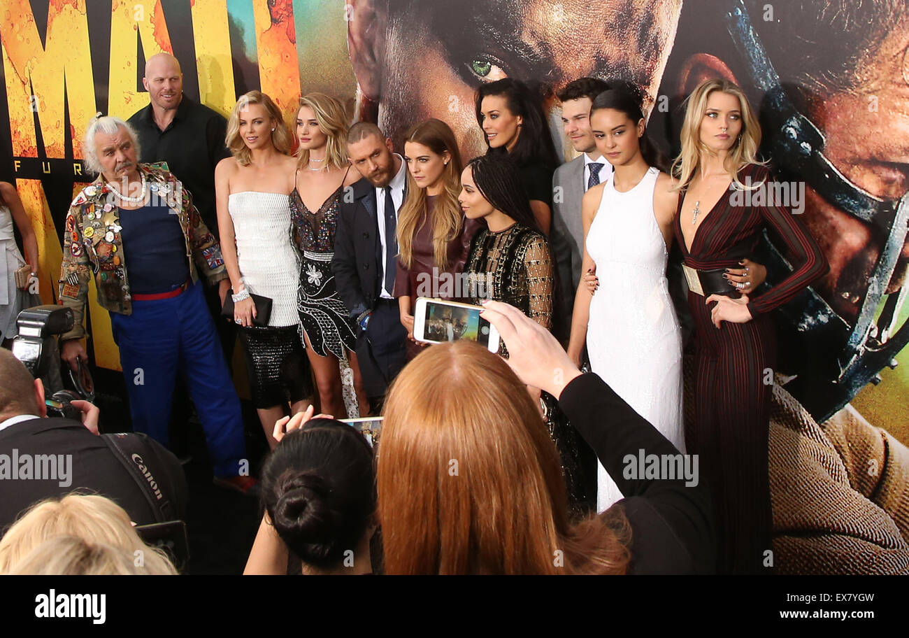 Mad Max: Fury Road-Premiere bei TCL Chinese Theater Featuring statt: Cast wo: Hollywood, Kalifornien, USA bei: 7. Mai 2015 Stockfoto