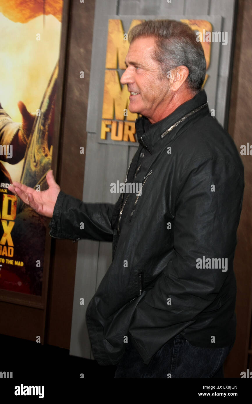 Mad Max-Fury Road LA Premiere mit: Mel Gibson wo: Los Angeles, California, Vereinigte Staaten von Amerika bei: 8. Mai 2015 Stockfoto