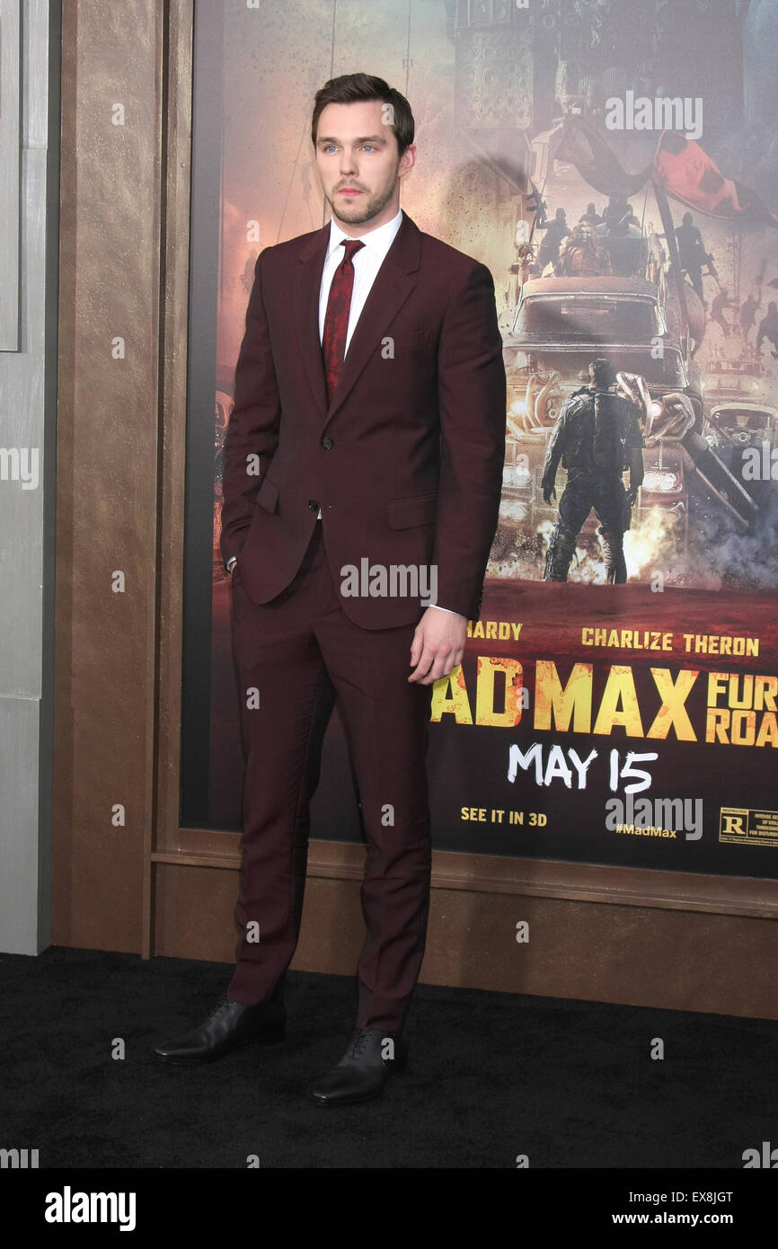 Mad Max-Fury Road LA Premiere mit: Nicholas Hoult Where: Los Angeles, California, Vereinigte Staaten von Amerika bei: 8. Mai 2015 Stockfoto