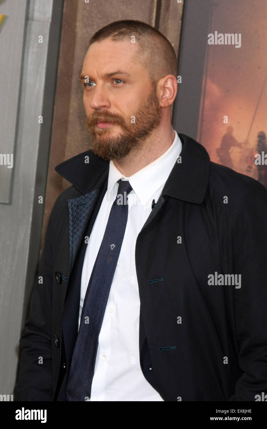Mad Max-Fury Road LA Premiere Mitwirkende: Tom Hardy wo: Los Angeles, California, Vereinigte Staaten von Amerika bei: 8. Mai 2015 Stockfoto