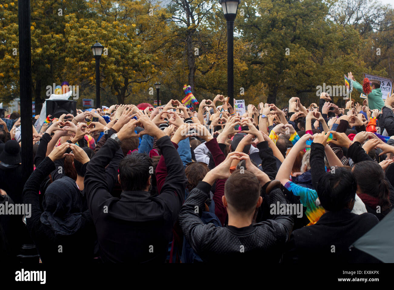 Homosexuell Rechte Kundgebung in Perth Stockfoto