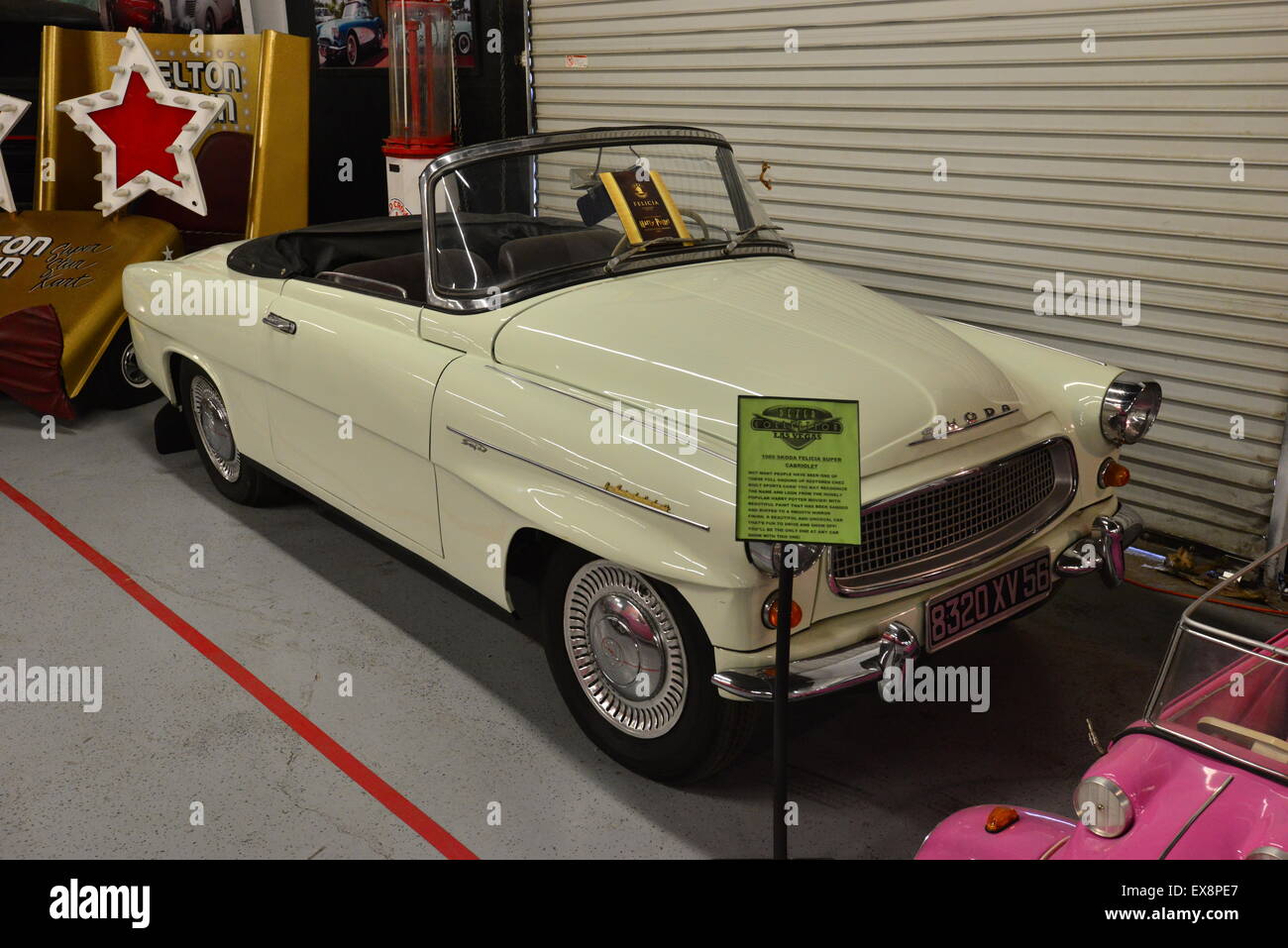 Auto-Props in einem Museum in Amerika Stockfoto