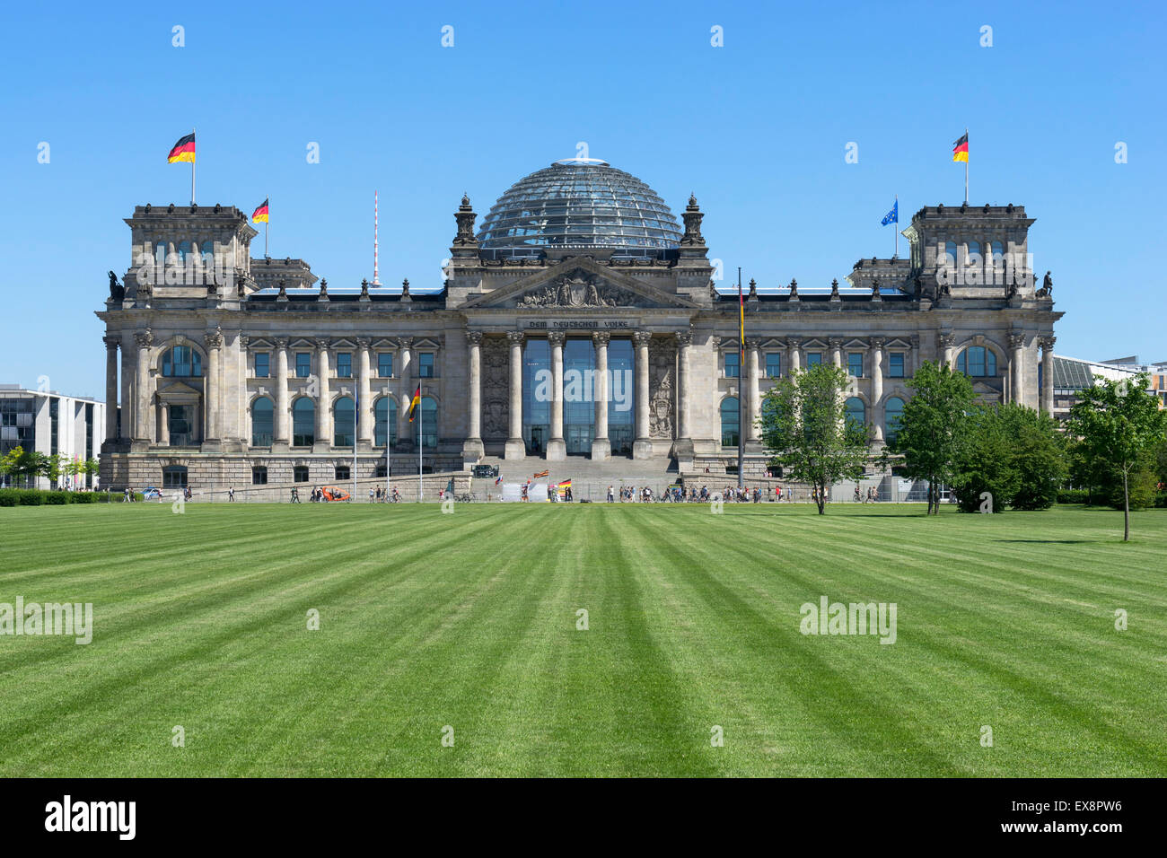 Der deutsche Reichstag Gebäude in Berlin-Deutschland Stockfoto