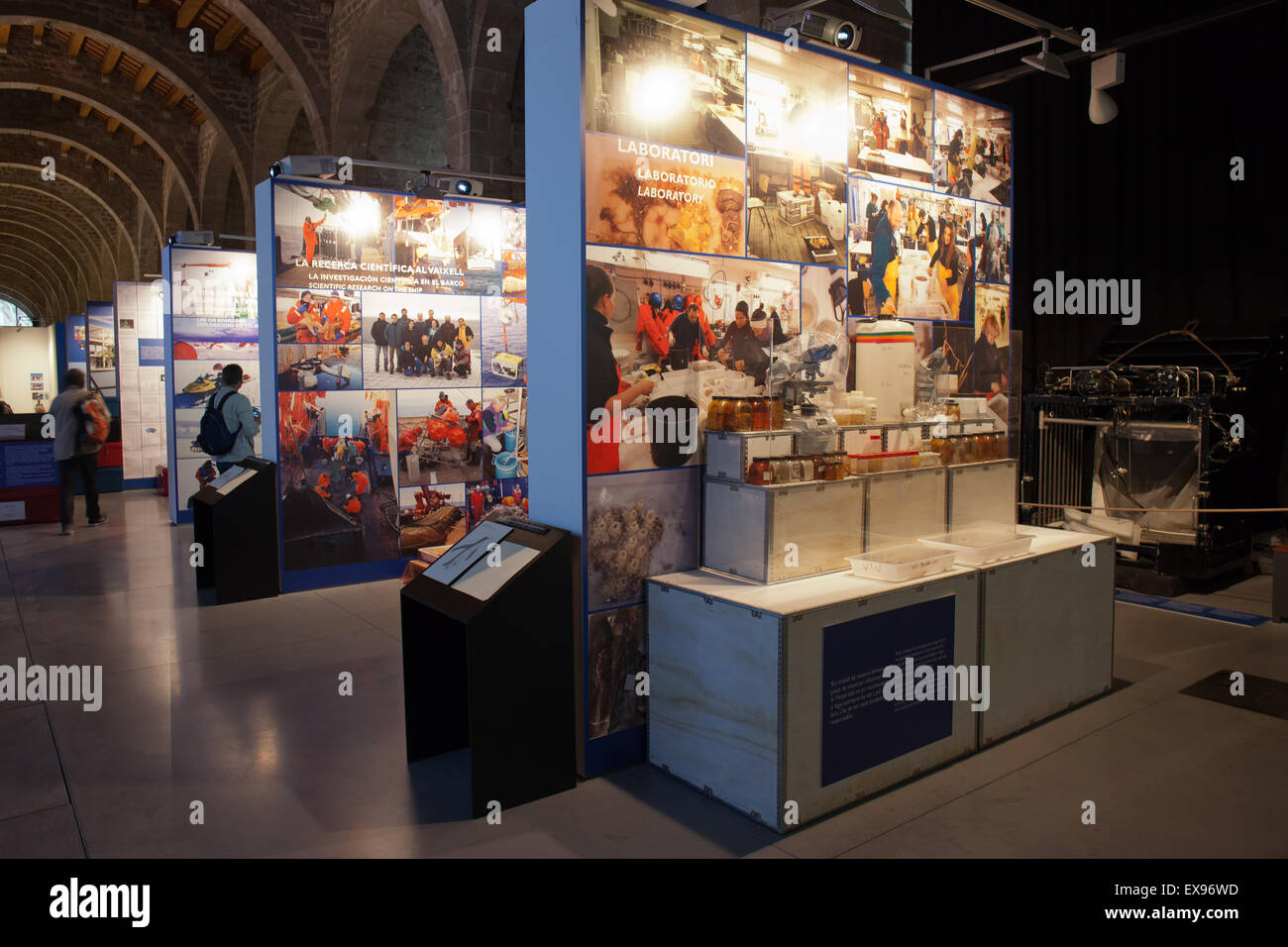Barcelona Maritime Museum (Museu Maritim), Katalonien, Spanien Stockfoto