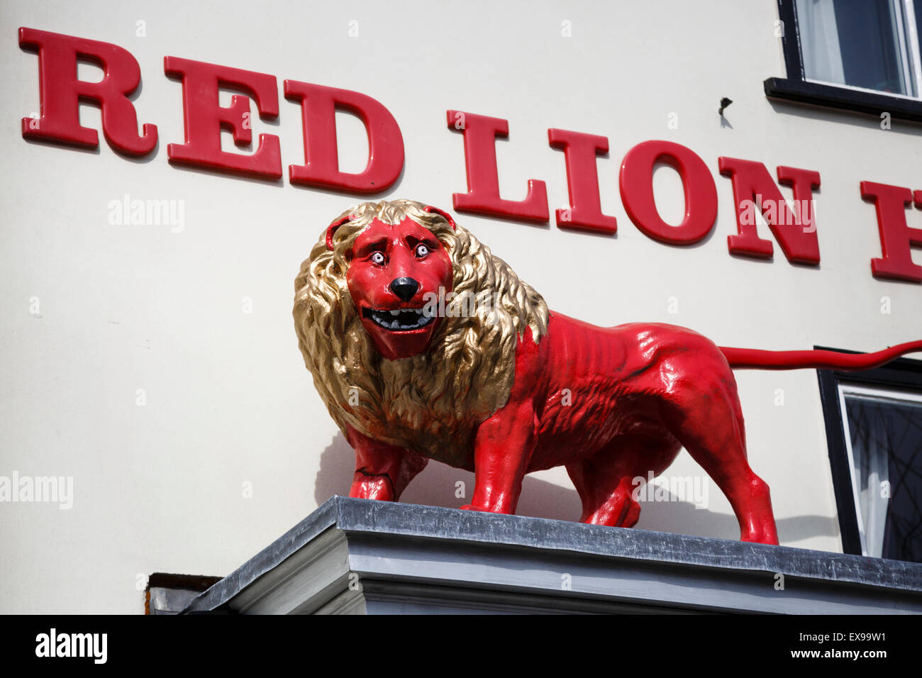 Red Lion Hotel, Llanidloes, Powys, Wales Stockfoto