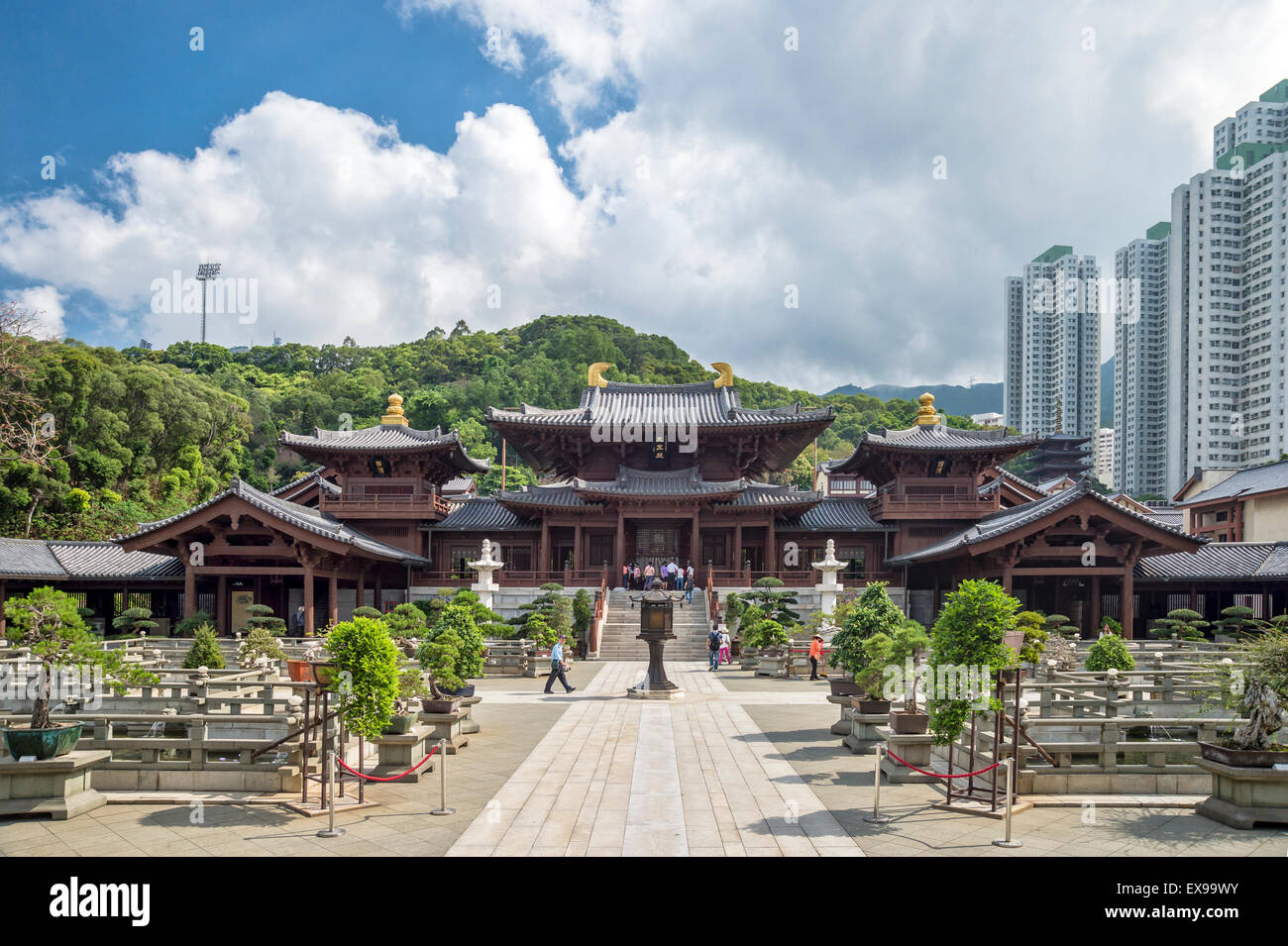 Chi Lin Nunnery ist eine buddhistische Tempelanlage gebaut, ohne einen
