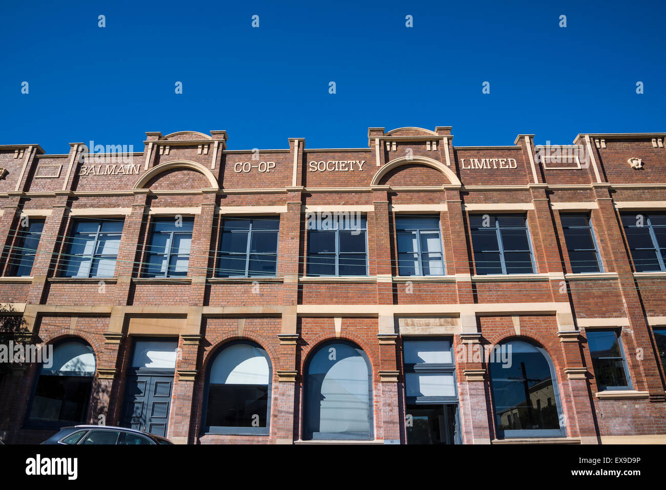 Co-op-Gesellschaft aufzubauen, Balmain, Sydney, Australien Stockfoto