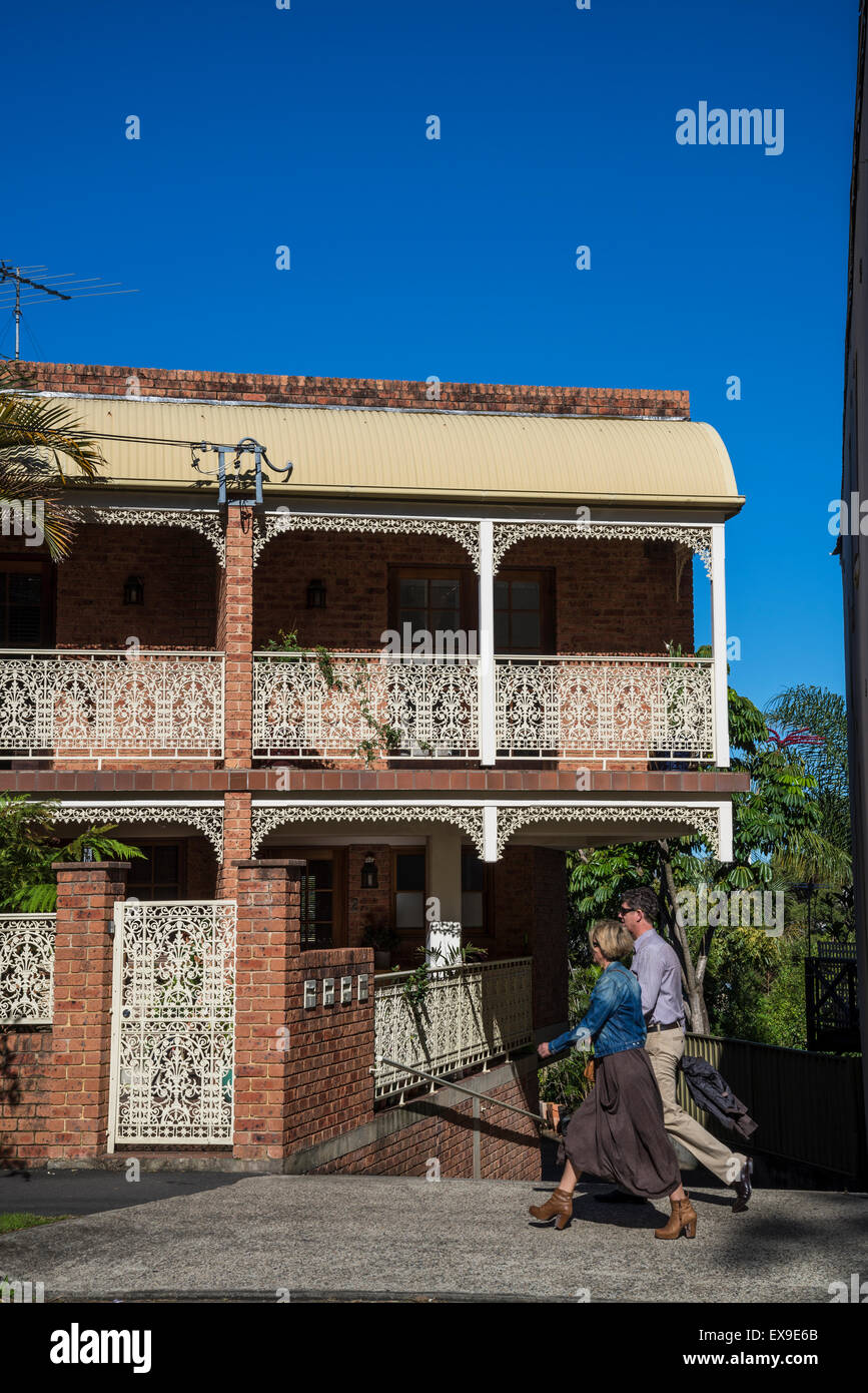 Wohnhaus, Balmain, Sydney, Australien Stockfoto