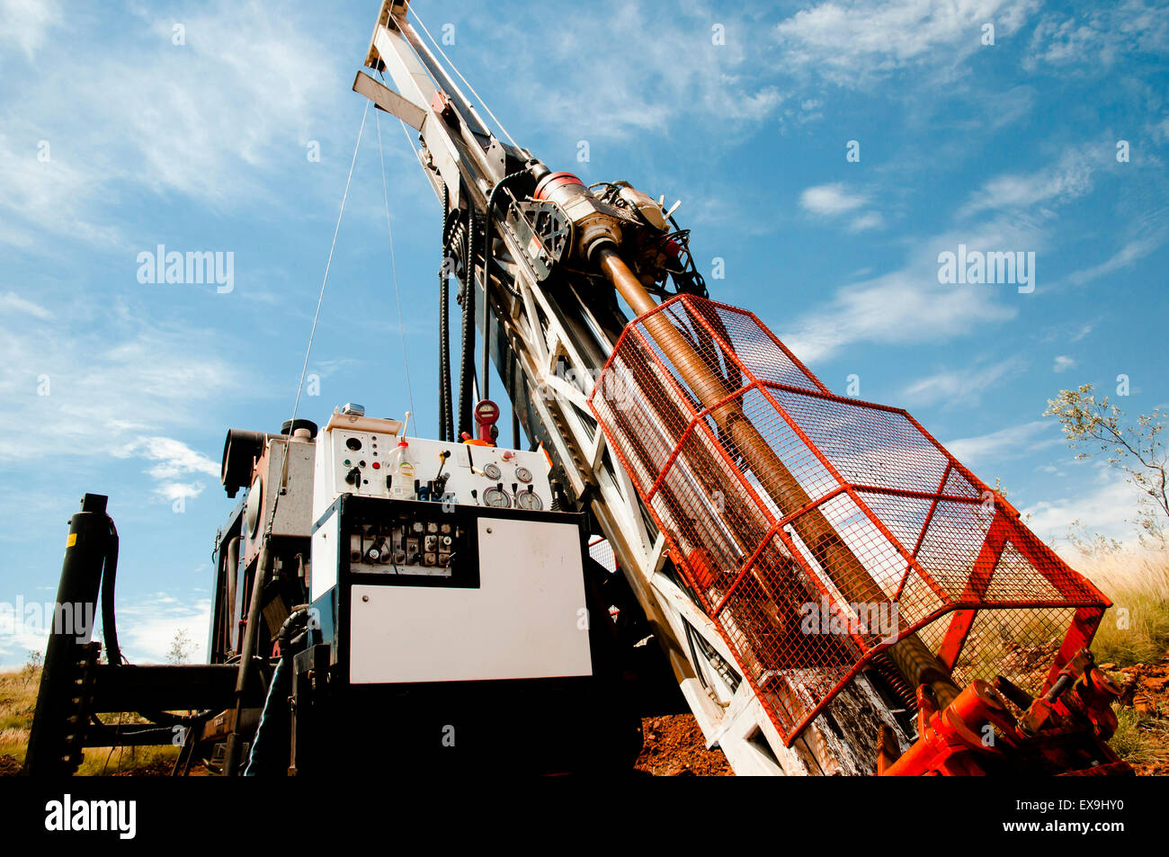 Kern-Bohrgerät Stockfoto