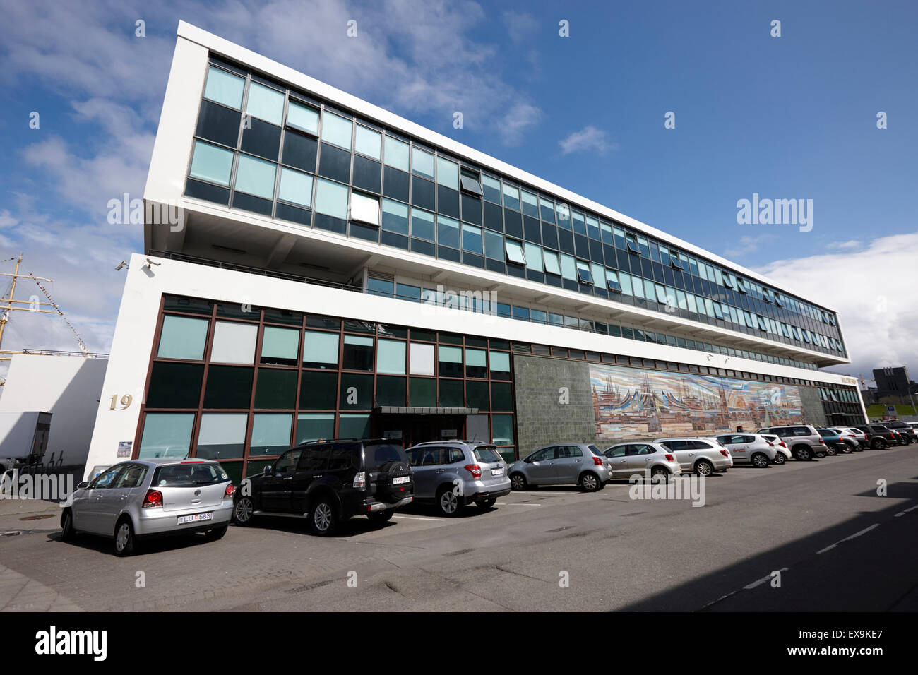 Maut Husid Direktion des Zoll Tollstjori Gebäude Reykjavik Island Stockfoto