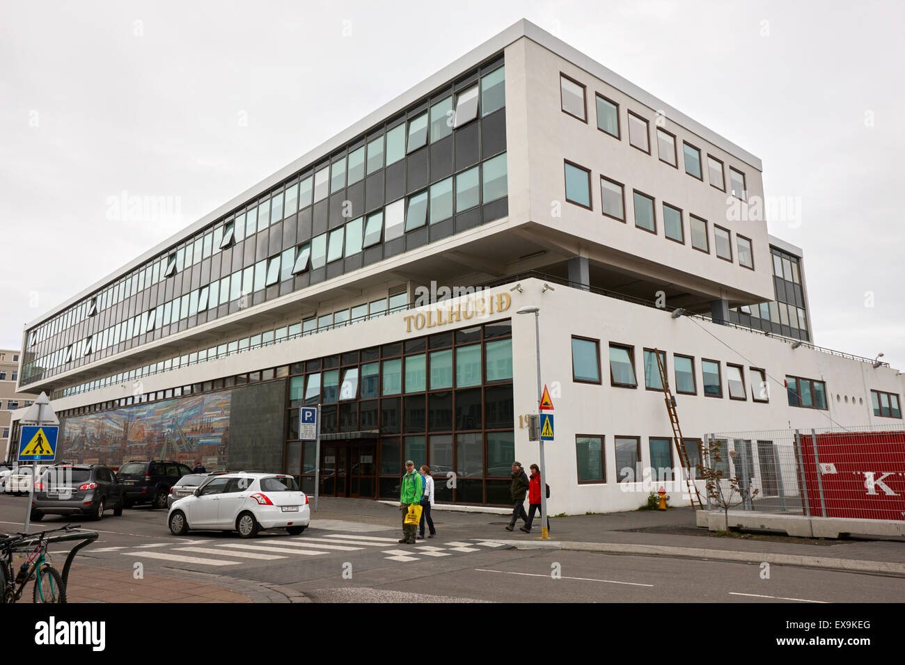 Maut Husid Direktion des Zoll Tollstjori Gebäude Reykjavik Island Stockfoto