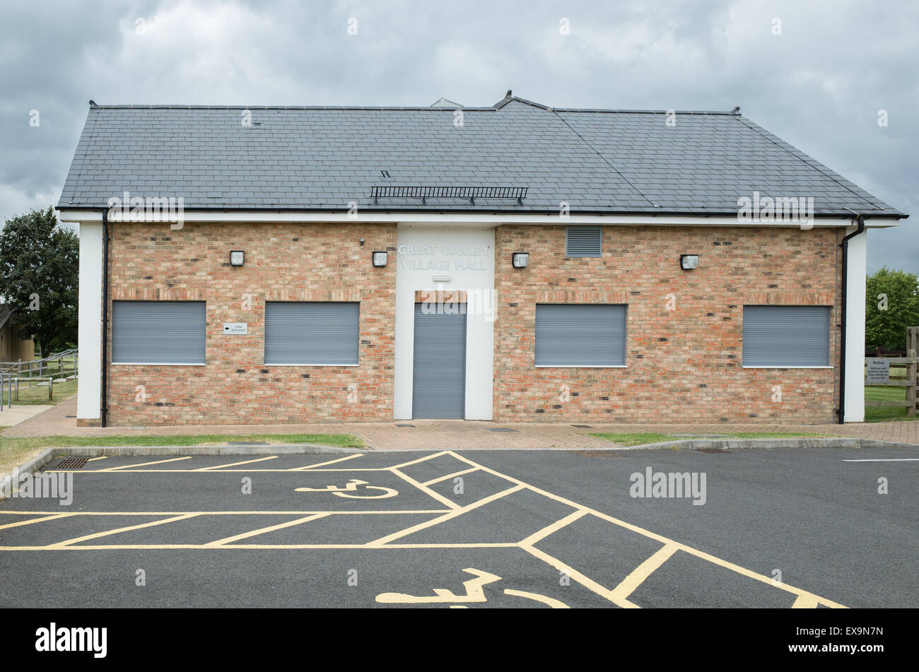 Oakley Dorf Rittersaal, in der Nähe von Corby, England. Stockfoto