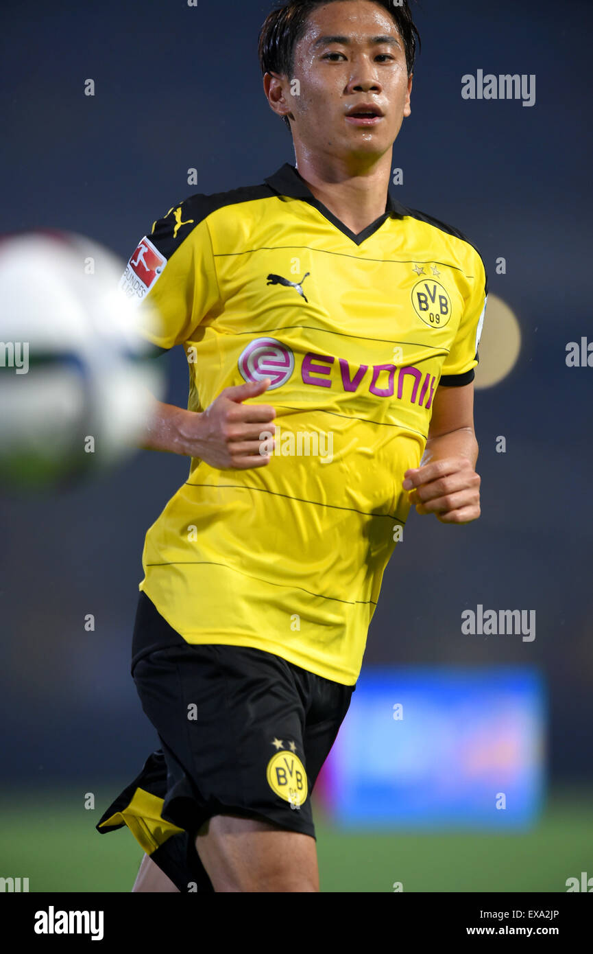 Kanagawa, Japan. 7. Juli 2015. Shinji Kagawa (Dortmund) Fußball: Borussia Dortmund Asientour 2015 Vorsaison Freundschaftsspiel zwischen Kawasaki Frontale 0-6 Borussia Dortmund im Todoroki Stadium in Kanagawa, Japan. © Fernen Osten Presse/AFLO/Alamy Live-Nachrichten Stockfoto