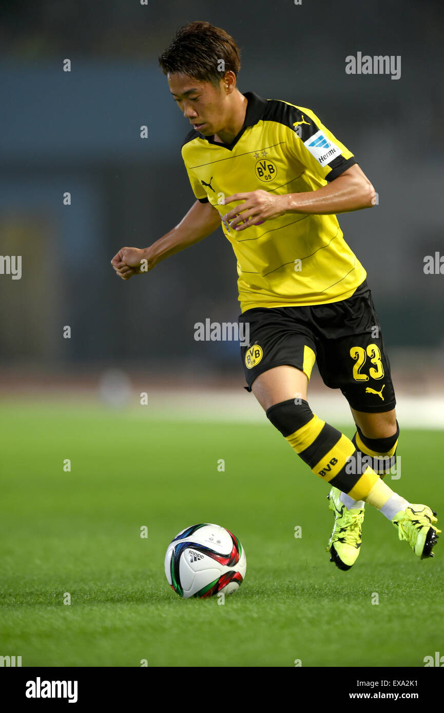 Kanagawa, Japan. 7. Juli 2015. Shinji Kagawa (Dortmund) Fußball: Borussia Dortmund Asientour 2015 Vorsaison Freundschaftsspiel zwischen Kawasaki Frontale 0-6 Borussia Dortmund im Todoroki Stadium in Kanagawa, Japan. © Fernen Osten Presse/AFLO/Alamy Live-Nachrichten Stockfoto