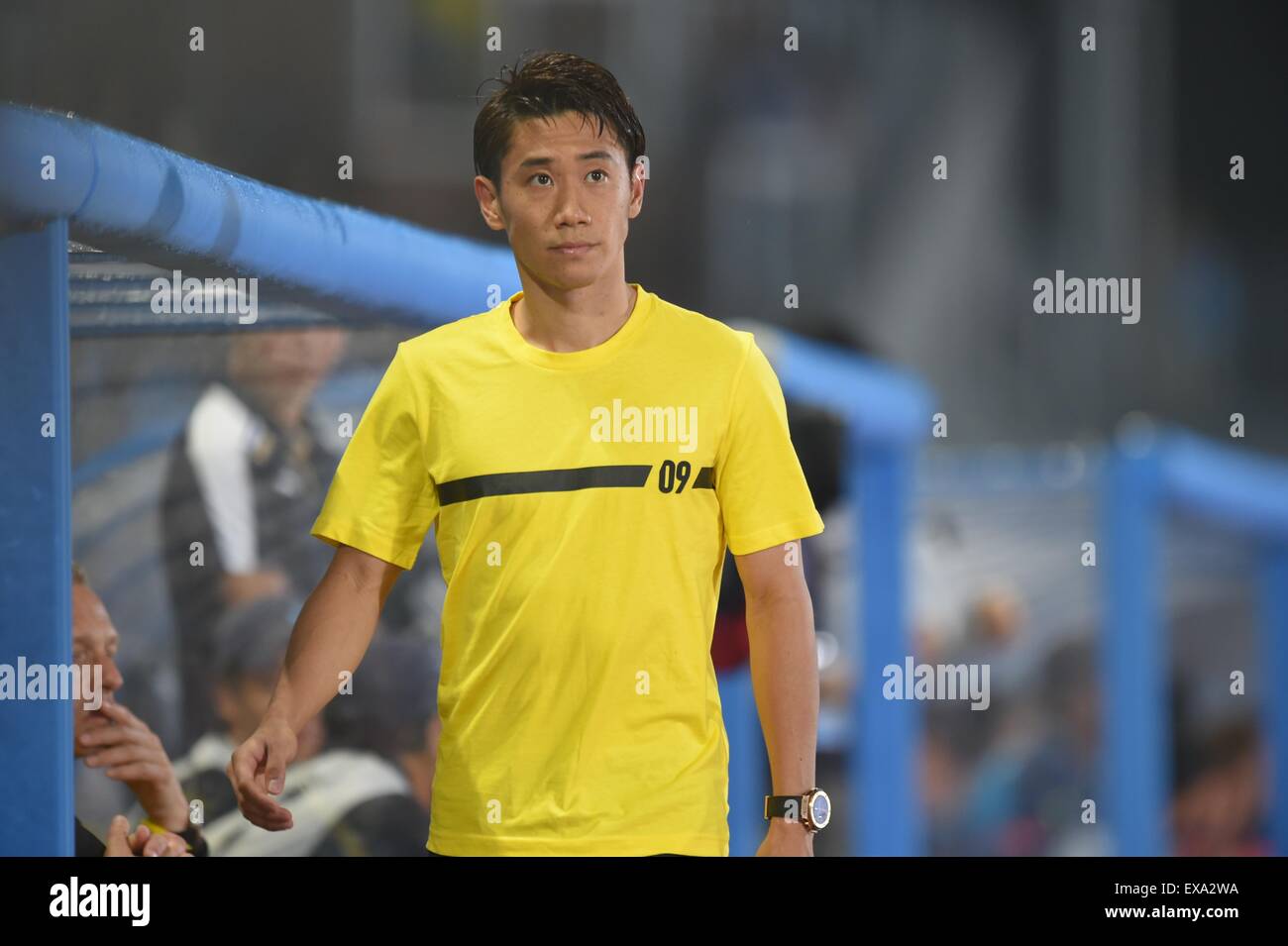 Kanagawa, Japan. 7. Juli 2015. Shinji Kagawa (Dortmund) Fußball: Borussia Dortmund Asientour 2015 Vorsaison Freundschaftsspiel zwischen Kawasaki Frontale 0-6 Borussia Dortmund im Todoroki Stadium in Kanagawa, Japan. © Fernen Osten Presse/AFLO/Alamy Live-Nachrichten Stockfoto