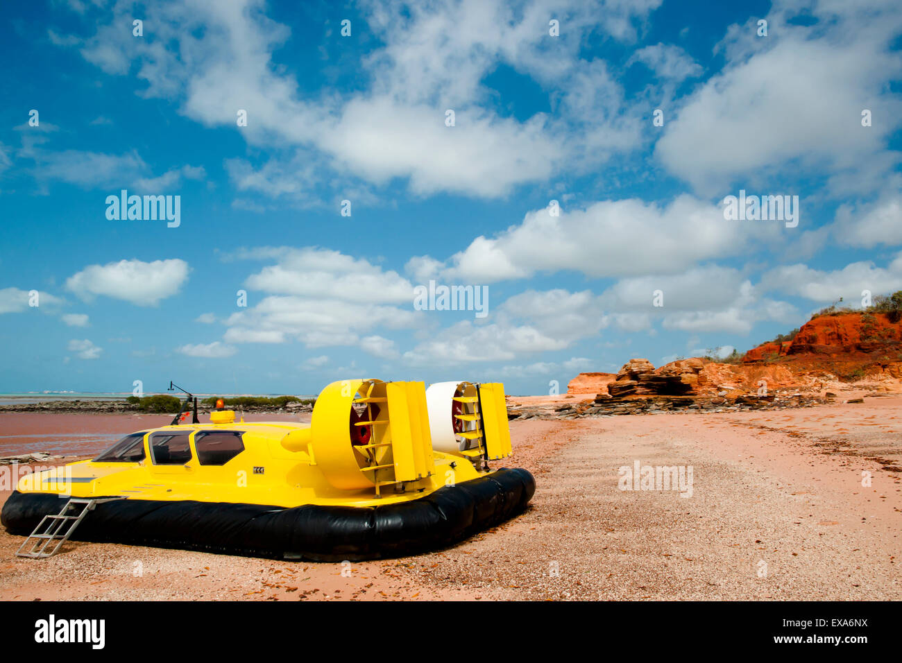 Hovercraft - Broome - Australien Stockfoto