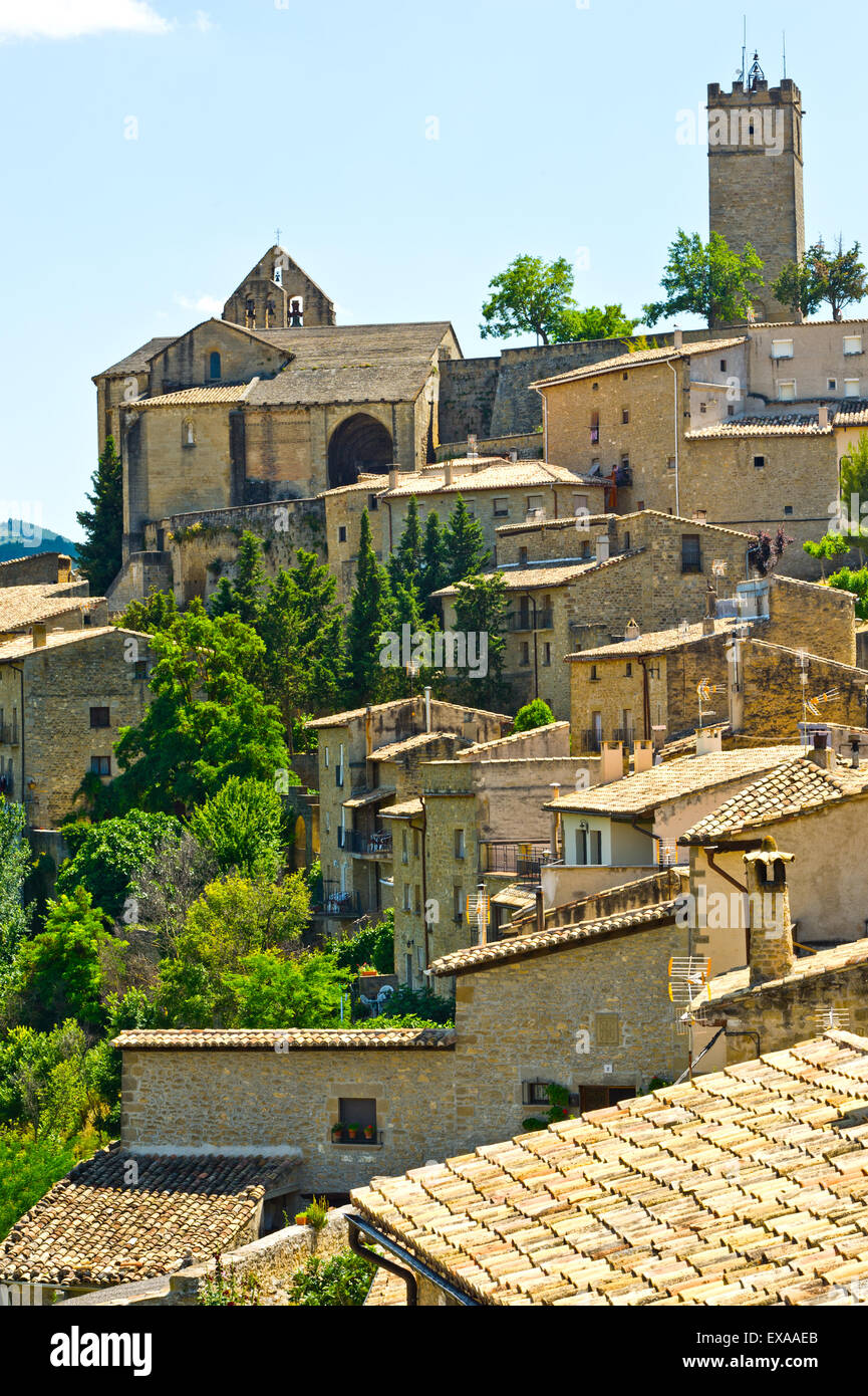 SOS del Rey Católico, Aragón, Nordspanien. Stockfoto