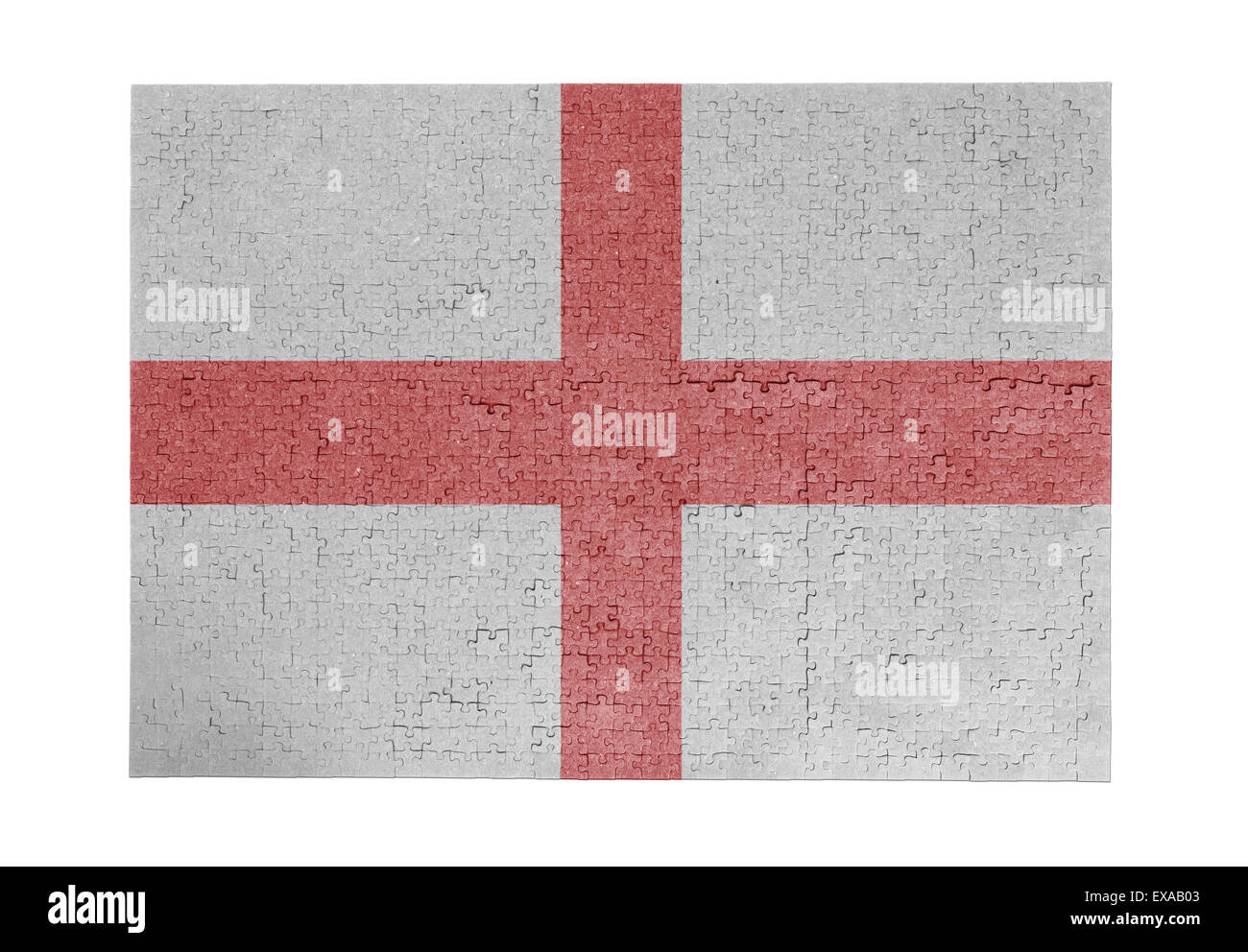 Große Puzzle von 1000 Stück - Flagge - England Stockfoto